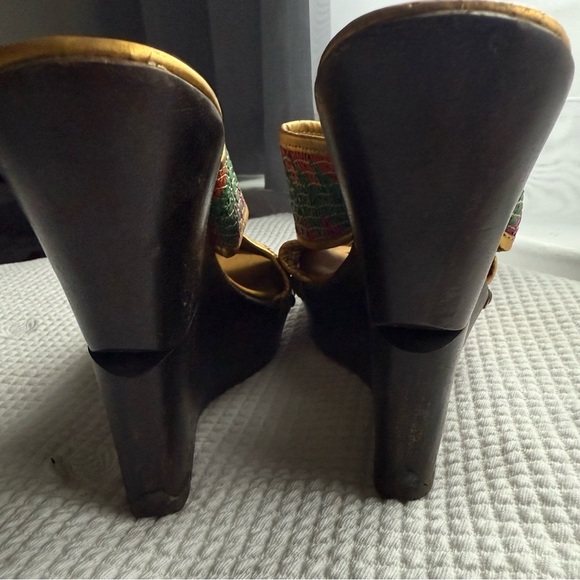 Diane von Furstenberg Multicolor Woven Women's Shoes - Picture 3 of 4